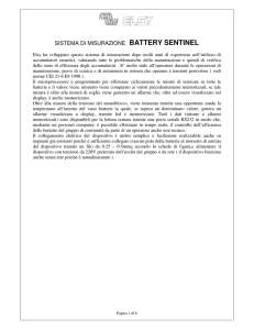 sistema di misurazione battery sentinel - ELSY-UPS