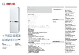 Bosch KCE40AW40 Combinazione frigo