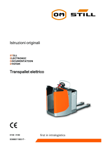Istruzioni originali Transpallet elettrico