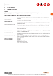 ALIMENTATORI POWER SUPPLIES