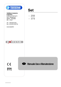 Manuale Uso e Manutenzione