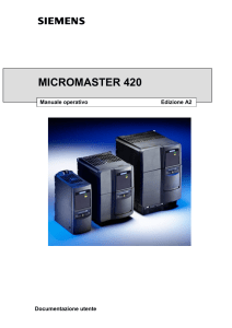 micromaster 420 - Siemens Support