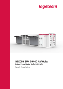 Manuale Installazione INGECON SUN PowerStation