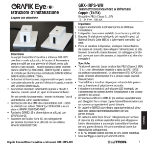 GRX-IRPS Istruzioni d`installazione Italiano