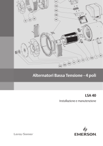 Alternatori Bassa Tensione - 4 poli