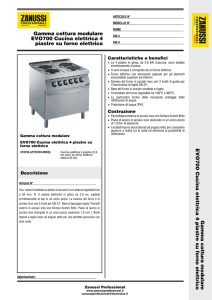 Gamma cottura modulare EVO700 Cucina elettrica 4
