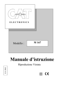 ELECTRONICS Manuale d`istruzione