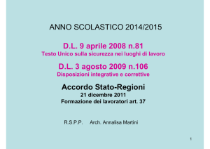 FORMAZIONE SPECIFICA Docenti Infanzia_08.09.2014