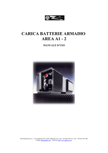 CARICA BATTERIE ARMADIO AREA A1 - 2