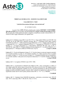 Avviso di Vendita