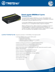 Switch gigabit GREENnet 5 porte