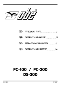PC-100 / PC-200 DS-300