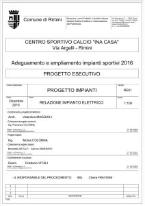 Adeguamento e ampliamento impianti sportivi