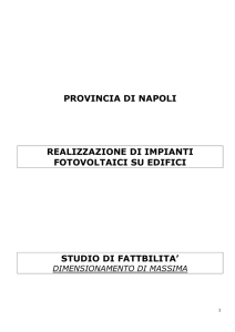 PROVINCIA DI NAPOLI REALIZZAZIONE DI IMPIANTI