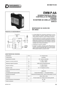 EWM-P-AA - Duplomatic Oleodinamica