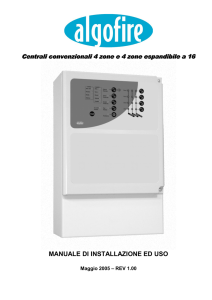 MANUALE DI INSTALLAZIONE ED USO