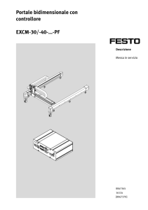 EXCM-30/-40-...-PF Portale bidimensionale con controllore