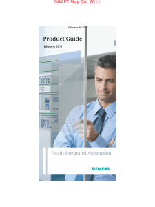 Totally Integrated Automation - Product Guide