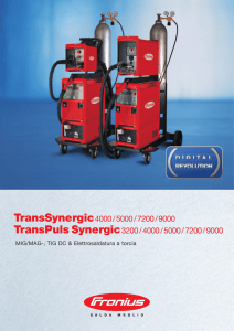 TransSynergic4000/5000/7200/9000 TransPuls Synergic3200/4000