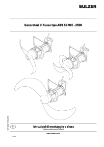 Generatori di flusso tipo ABS SB 900 - 2500 Istruzioni di