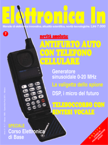 antifurto auto con telefono cellulare