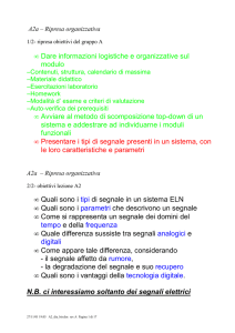 C2a - saper calcolare i parametri per ottenere YT usando AO