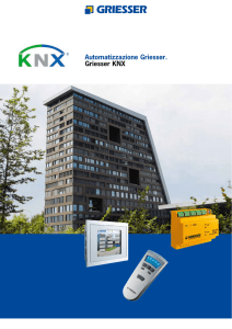 Automatizzazione Griesser. Griesser KNX