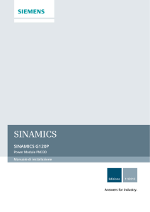 SINAMICS G120P PM330 Power Module PM330