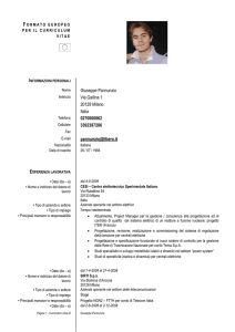 CV - Ordine degli Ingegneri Milano