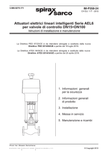 Attuatori elettrici lineari intelligenti Serie AEL6 per