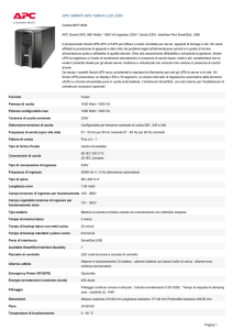 Scheda tecnica SMT1500I - ASSO COMPUTER