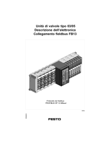 Unità di valvole tipo 03/05 Descrizione dell`elettronica