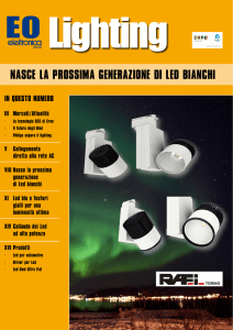 NASCe LA PrOSSIMA GeNerAZIONe DI LeD