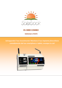es-3000 combo - il monitoraggio fotovoltaico