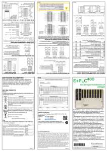 E+PLC400 Istruzioni per l`installazione