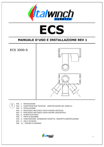 manuale d`uso e installazione rev 1 ecs 3000-si