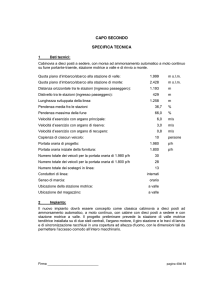 capo secondo specifica tecnica