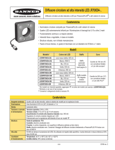 Diffusore circolare ad alta intensità LED..R70XD4