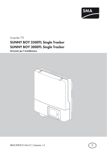 SUNNY BOY 2500TL Single Tracker / 3000TL Single Tracker