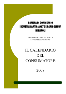 calendario 2008 - Camera di Commercio di Napoli