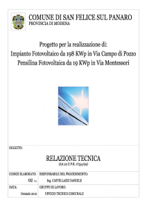 02re - Relazione Tecnica - Comune di San Felice sul Panaro