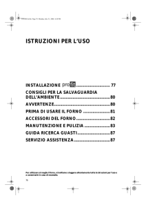 ISTRUZIONI PER L`USO