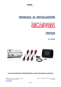 Tec) Manuale di installazione Clever TRIFASE rev 2015