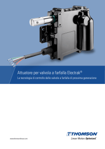 Attuatore per valvola a farfalla Electrak