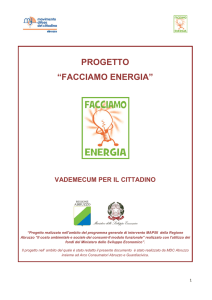 progetto “facciamo energia”
