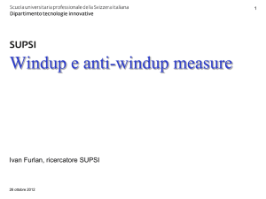 Anti-windup measure - supsi