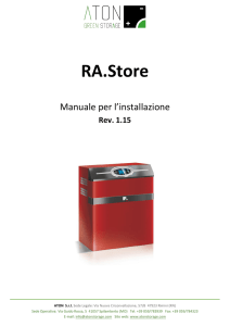 Manuale per l`installazione v1.15