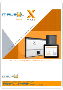 Presentazione sistema di accumulo Solax X-Hybrid