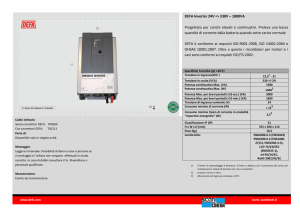 DEFA Inverter 24V => 230V – 1800VA Progettato per