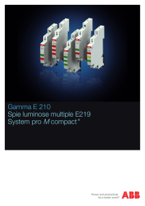 Gamma E 210 Spie luminose multiple E219 System pro M compact ®